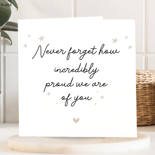 Proud you card thinking of - of, card,