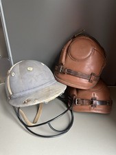 Vintage Polo Helmet with Guard