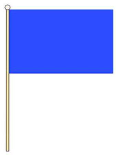 PLAIN BLUE large HAND WAVING