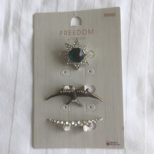 Topshop diamanté brooches - topshop,