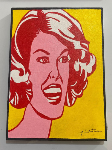 Roy lichtenstein painting oil - lichtenstein,,