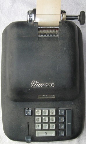 Vintage monroe adding machine - adding,