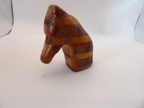 Handmade wooden horse - , head