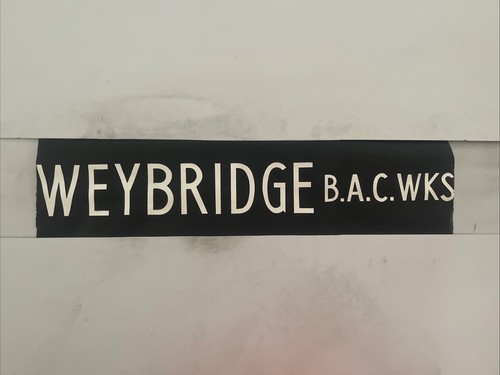Weybridge works london - a,
