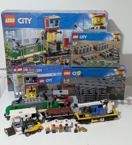 Lego city cargo train - city,
