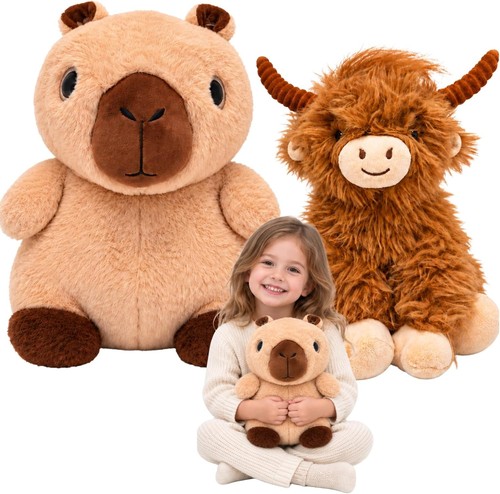 Highland cow capybara kawaii - cow, &