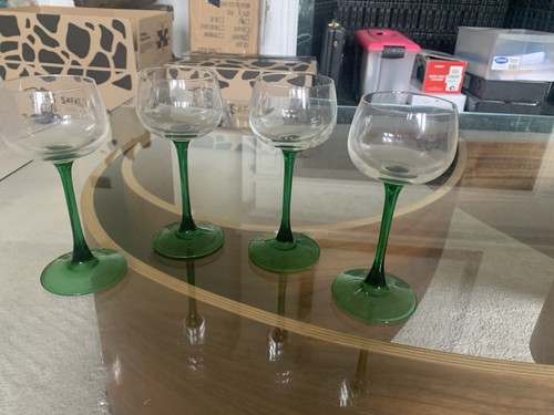 Vintage luminarc green - vintage, stem