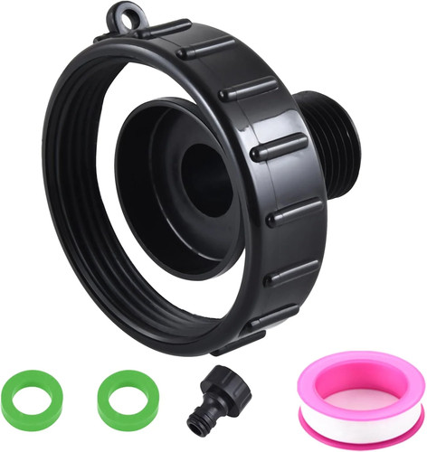 Ibc tote tank fitting adapter - tank,