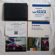SUZUKI GRAND VITARA OWNERS MANUAL HANDBOOK & WALLET 2005-2009