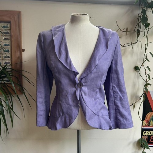 Vintage y2k linen lilac - vintage,