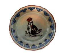 RARE ROYAL DOULTON SERIESWARE TITANIAN BOWL - CECIL ALDIN D4525 - EXCELLENT !!