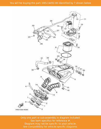 Yamaha seal 1ws 14452 oem - yamaha, seal,