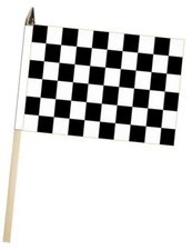 Black and White Check Finish