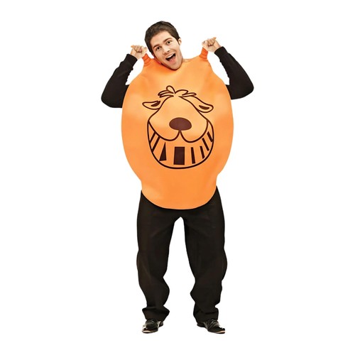 Orange space hopper adult - orange,
