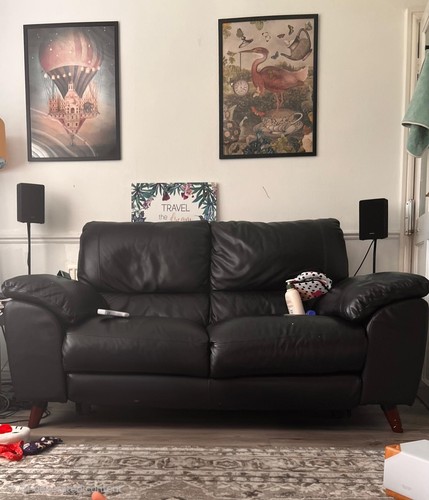 Leather electric recliner - leather,