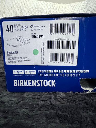 Birkenstock boston black - boston,