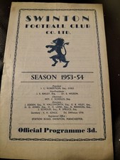 VINTAGE RUGBY LEAGUE PROGRAMME