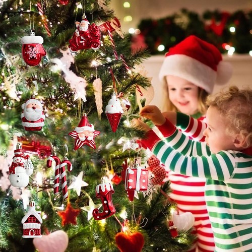 2pcs christmas tree - christmas, ornaments
