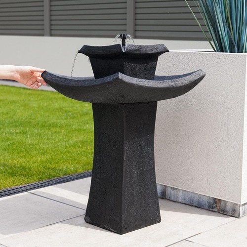Solar pagoda grey stone effect - solar,