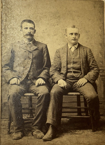 1887 cabinet card photo - 1887,