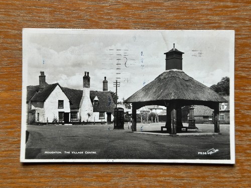 1959 rppc houghton - rppc, village