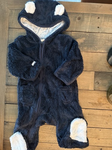 White company navy bear - white,