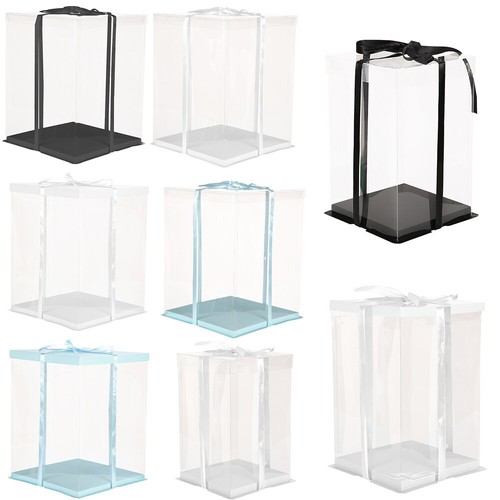 Large clear pvc gift - pvc, cake