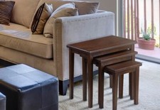 Set of 3 Solid Wood Compact