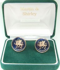 WALES DRAGON £1 Cufflinks