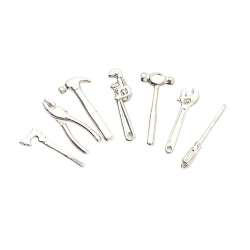 Dolls house tool set piece - set, 7