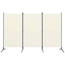 3-Panel Room Divider Cream