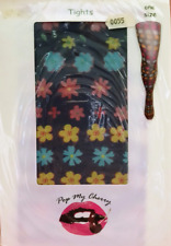 Vintage Pop My Cherry Floral Hippie Bohemian TIghts