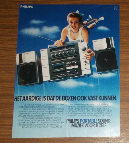 Rare advertising philips - philips, d