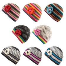 Kusan 100% Wool Crochet Beanie