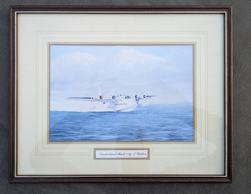 Aviation art print sunderland - print, ,sunderland