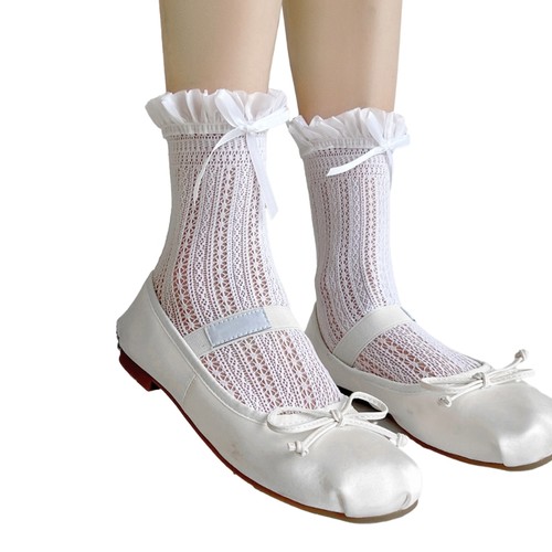 Bowknot ankle socks sweet - bowknot,