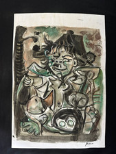 pablo picasso painting on old