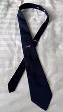 ADB (LONDON) • Vintage Tie • BAE Hawk Jet • Stitched Emblem • Blue • 50” • VGC