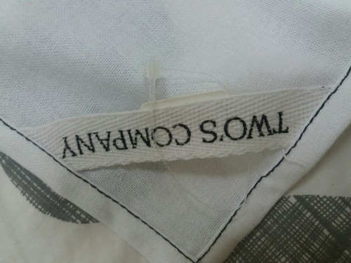 Bnwt cotton white brie - brie, tea