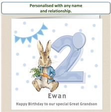 Personalised Peter Rabbit 2nd