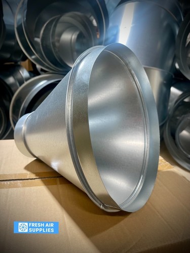 Duct reducer galvanised - reducer,