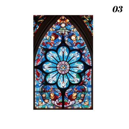Retro art glass church film - retro,