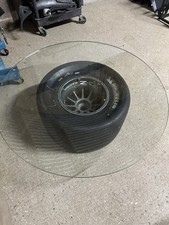 F1 Wheel & Tyre Glass Table - Formula One OZ RACING
