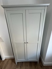 Marks and Spencer Hastings Light Grey Triple Wardrobe- Good  condition