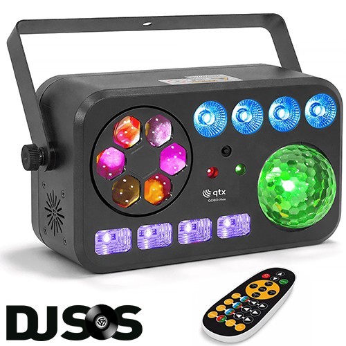 Qtx gobo hex led laser - 6-in-1,