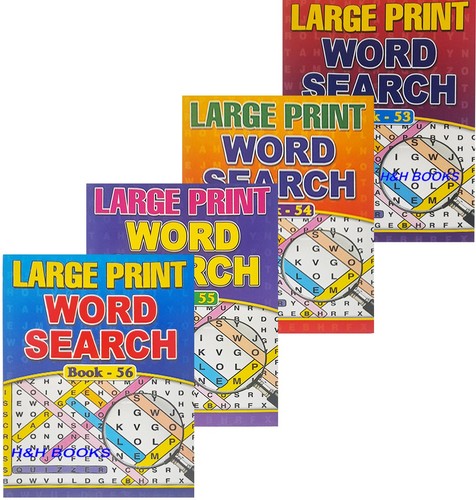 Large print wordsearch - large,