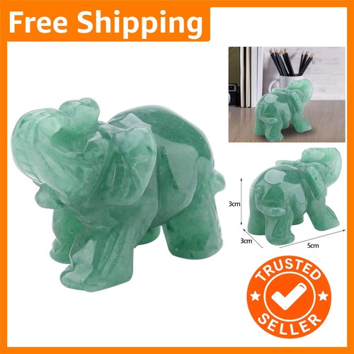 Lucky jade elephant statue - lucky,