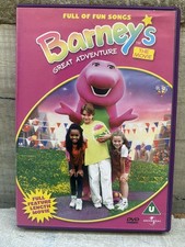 Rare Barneys Great Adventure The Movie DVD HIT Feature Length Fun Songs 2002