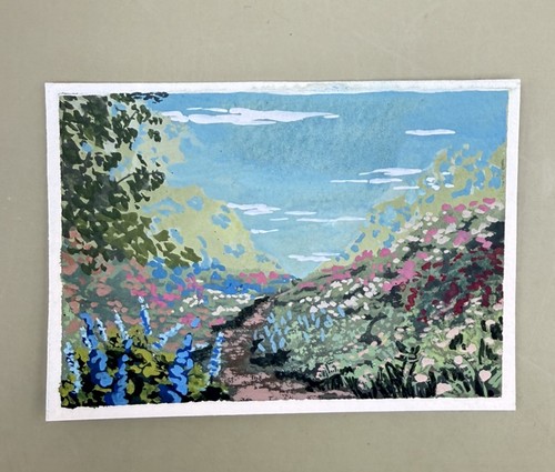 Aceo original miniature - aceo,