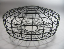 Grey metal wire Basket